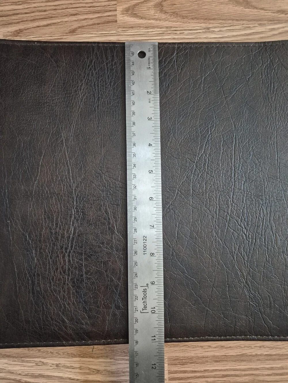 Dark Brown Zippered Ring Binder